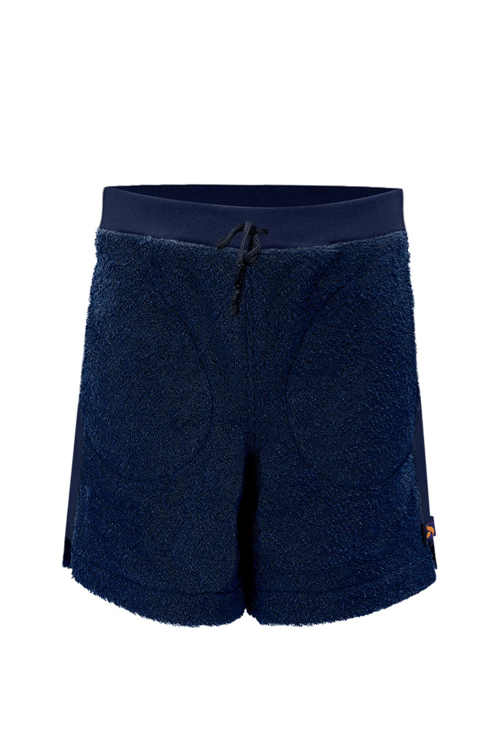 Navy men's shorts by So English featuring a casual fit, made in the UK, perfect for beachwear or summer casual wear.