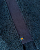 Navy Bond polo shirt by So English featuring ribbed collar and short sleeves, casual men's shirt made in the UK.