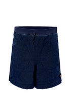 Navy men's shorts by So English featuring a casual fit, made in the UK, perfect for beachwear or summer casual wear.