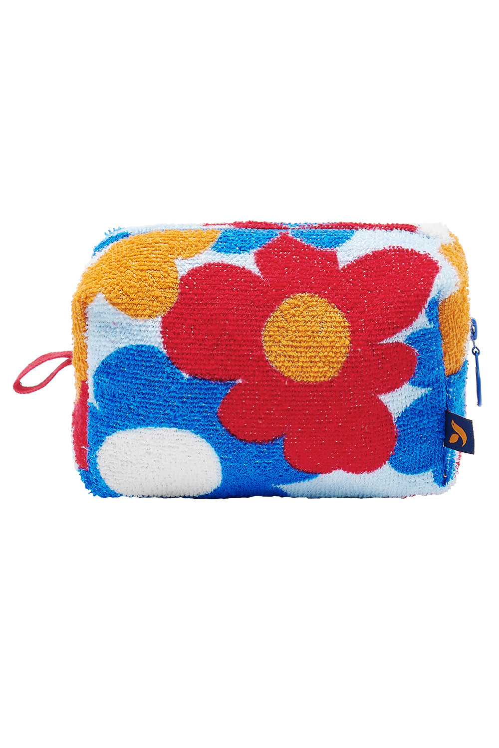 So English floral print wash bag, a stylish pouch from the bags collection, made in the UK with vibrant floral design.